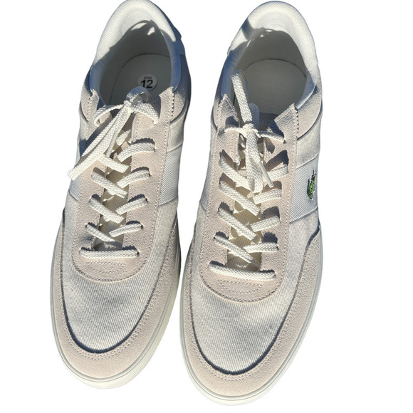 Lacoste Court-Master 220 1 CMA Mens Beige Canvas Lifestyle Sneakers Shoes main image 11